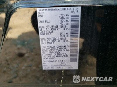 Zdjęcie 13 z 13 samochodu: 2018 INFINITI QX60 VIN:5N1DL0MM0JC524265 - miniatura