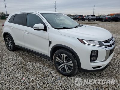 Czwarte zdjęcie samochodu z boku: 2021 MITSUBISHI OUTLANDER SPORT ES VIN:JA4ARUAU7MU023884 - miniatura