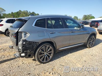 Trzecie zdjęcie samochodu z tyłu: 2023 BMW X3 SDRIVE30I VIN:5UX43DP00P9S59680 - miniatura