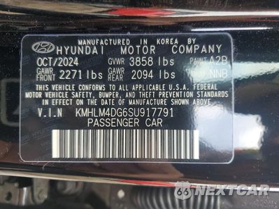 Zdjęcie 12 z 13 samochodu: 2025 HYUNDAI ELANTRA SEL SPORT VIN:KMHLM4DG6SU917791 - miniatura