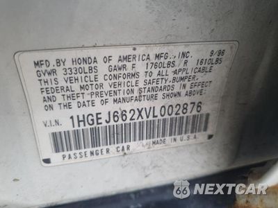 Zdjęcie 13 z 13 samochodu: 1997 HONDA CIVIC DX VIN:1HGEJ662XVL002876 - miniatura
