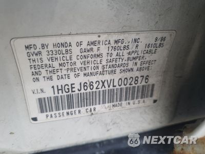 Zdjęcie 13 z 13 samochodu: 1997 HONDA CIVIC DX VIN:1HGEJ662XVL002876 - miniatura