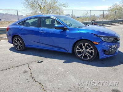 Czwarte zdjęcie samochodu z boku: 2021 HONDA CIVIC SPORT VIN:2HGFC2F82MH527566 - miniatura
