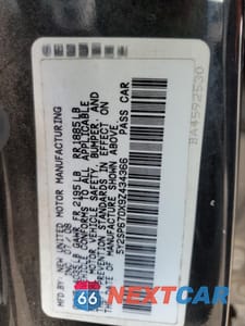 Zdjęcie 13 z 13 samochodu: 2009 PONTIAC VIBE VIN:5Y2SP670X9Z434366 - miniatura