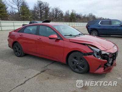 Czwarte zdjęcie samochodu z boku: 2021 HYUNDAI ELANTRA SEL VIN:KMHLM4AG4MU066193 - miniatura
