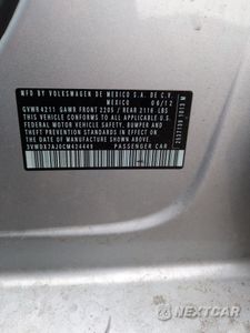 Zdjęcie 14 z 14 samochodu: 2012 VOLKSWAGEN JETTA SE VIN:3VWDX7AJ0CM424449 - miniatura