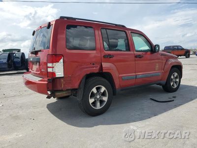 Trzecie zdjęcie samochodu z tyłu: 2008 JEEP LIBERTY SPORT VIN:1J8GN28K38W109801 - miniatura