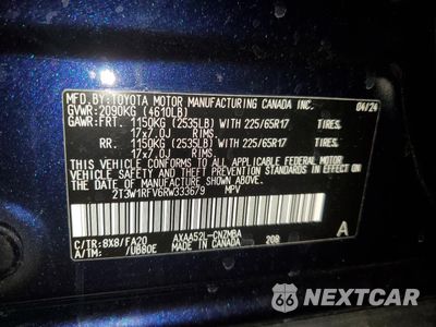 Zdjęcie 13 z 13 samochodu: 2024 TOYOTA RAV4 XLE VIN:2T3W1RFV6RW333679 - miniatura