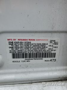Zdjęcie 12 z 14 samochodu: 2011 MITSUBISHI OUTLANDER SPORT SE VIN:JA4AR4AU7BZ023352 - miniatura