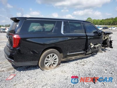Trzecie zdjęcie samochodu z tyłu: 2023 GMC YUKON XL C1500 SLT VIN:1GKS1GKD1PR193509 - miniatura