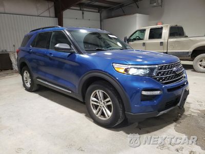 Czwarte zdjęcie samochodu z boku: 2020 FORD EXPLORER XLT VIN:1FMSK8DH1LGC23785 - miniatura