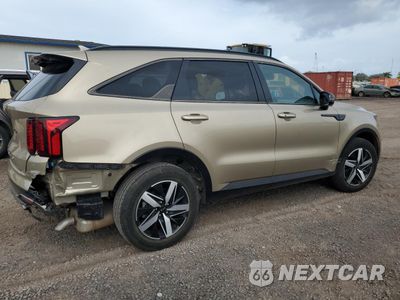 Trzecie zdjęcie samochodu z tyłu: 2021 KIA SORENTO S VIN:5XYRL4LC0MG017795 - miniatura