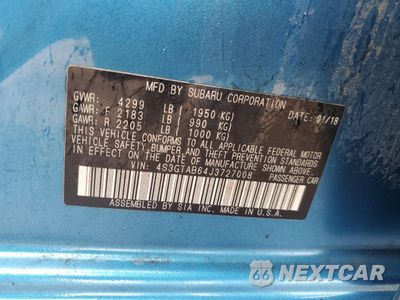 Zdjęcie 12 z 15 samochodu: 2018 SUBARU IMPREZA PREMIUM VIN:4S3GTAB64J3727008 - miniatura