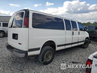 Trzecie zdjęcie samochodu z tyłu: 2001 GMC SAVANA G3500 VIN:1GJHG39R211183908 - miniatura
