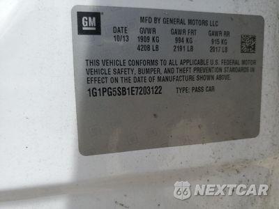 Zdjęcie 12 z 12 samochodu: 2014 CHEVROLET CRUZE LTZ VIN:1G1PG5SB1E7203122 - miniatura