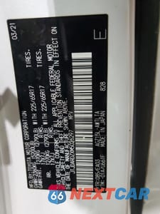 Zdjęcie 12 z 12 samochodu: 2021 LEXUS NX 300 BASE VIN:JTJDARDZXM5026297 - miniatura