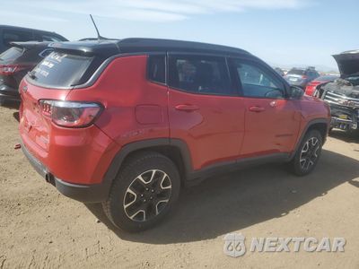 Trzecie zdjęcie samochodu z tyłu: 2021 JEEP COMPASS TRAILHAWK VIN:3C4NJDDB6MT563102 - miniatura