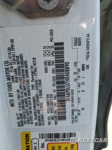 Zdjęcie 12 z 12 samochodu: 2017 FORD FUSION SE HYBRID VIN:3FA6P0LU7HR408890 - miniatura
