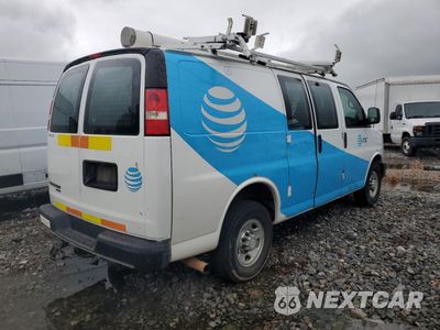 Trzecie zdjęcie samochodu z tyłu: 2015 CHEVROLET EXPRESS G2500 VIN:1GCWGFCF3F1233771 - miniatura