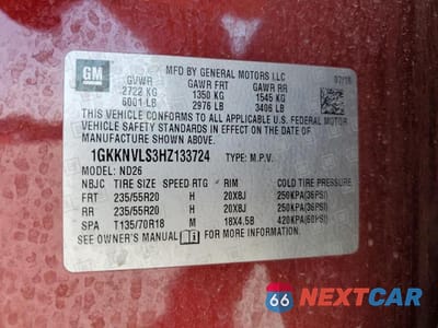 Zdjęcie 14 z 14 samochodu: 2017 GMC ACADIA ALL TERRAIN VIN:1GKKNVLS3HZ133724 - miniatura