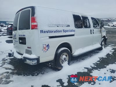 Trzecie zdjęcie samochodu z tyłu: 2018 GMC SAVANA G2500 VIN:1GTW7AFG6J1311511 - miniatura