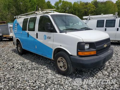 Czwarte zdjęcie samochodu z boku: 2015 CHEVROLET EXPRESS G2500 VIN:1GCWGFCF4F1270523 - miniatura
