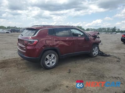 Trzecie zdjęcie samochodu z tyłu: 2022 JEEP COMPASS LATITUDE VIN:3C4NJCBB5NT198572 - miniatura