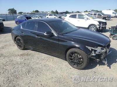 Czwarte zdjęcie samochodu z boku: 2014 INFINITI Q50 BASE VIN:JN1BV7AP2EM685958 - miniatura