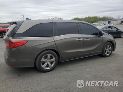 Trzecie zdjęcie samochodu z tyłu: 2018 HONDA ODYSSEY EXL VIN:5FNRL6H70JB036664 - miniatura