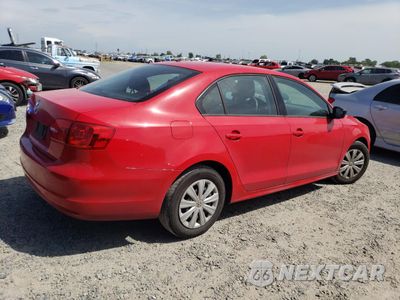 Trzecie zdjęcie samochodu z tyłu: 2013 VOLKSWAGEN JETTA BASE VIN:3VW2K7AJ3DM404915 - miniatura