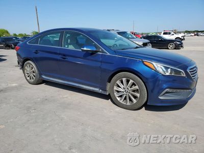 Czwarte zdjęcie samochodu z boku: 2017 HYUNDAI SONATA SPORT VIN:5NPE34AF5HH506333 - miniatura