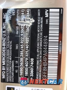 Zdjęcie 13 z 13 samochodu: 2023 MERCEDES-BENZ GLS MERCEDES-MAYBACH GLS600 4M VIN:4JGFF8HB4PA844894 - miniatura