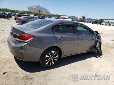 Trzecie zdjęcie samochodu z tyłu: 2013 HONDA CIVIC EX VIN:19XFB2F87DE058942 - miniatura