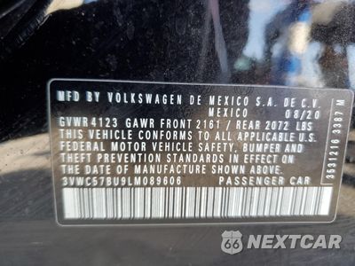 Zdjęcie 14 z 15 samochodu: 2020 VOLKSWAGEN JETTA S VIN:3VWC57BU9LM089606 - miniatura