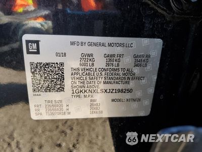 Zdjęcie 13 z 16 samochodu: 2018 GMC ACADIA DENALI VIN:1GKKNXLSXJZ198250 - miniatura