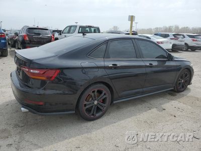 Trzecie zdjęcie samochodu z tyłu: 2019 VOLKSWAGEN JETTA GLI VIN:3VW6T7BU1KM181858 - miniatura