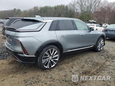 Trzecie zdjęcie samochodu z tyłu: 2024 CADILLAC LYRIQ LUXURY VIN:1GYKPSRL0RZ140324 - miniatura