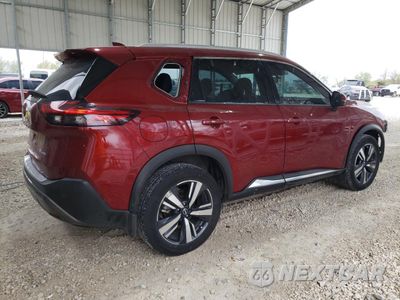 Trzecie zdjęcie samochodu z tyłu: 2022 NISSAN ROGUE SL VIN:5N1BT3CB6NC684374 - miniatura