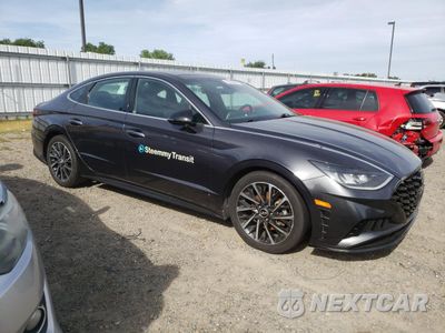 Czwarte zdjęcie samochodu z boku: 2020 HYUNDAI SONATA SEL PLUS VIN:5NPEJ4J24LH011391 - miniatura