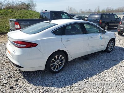 Trzecie zdjęcie samochodu z tyłu: 2017 FORD FUSION SE HYBRID VIN:3FA6P0LU6HR410114 - miniatura