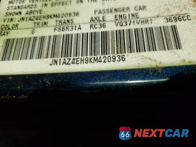 Zdjęcie 13 z 13 samochodu: 2019 NISSAN 370Z BASE VIN:JN1AZ4EH9KM420936 - miniatura