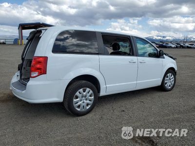 Trzecie zdjęcie samochodu z tyłu: 2018 DODGE GRAND CARAVAN SE VIN:2C4RDGBG6JR135294 - miniatura