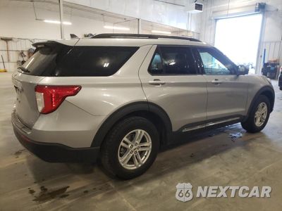 Trzecie zdjęcie samochodu z tyłu: 2021 FORD EXPLORER XLT VIN:1FMSK8DH8MGB66308 - miniatura