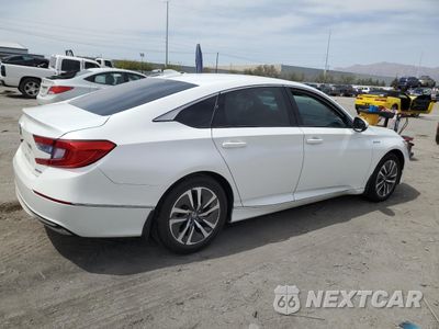 Trzecie zdjęcie samochodu z tyłu: 2018 HONDA ACCORD HYBRID EXL VIN:1HGCV3F57JA005521 - miniatura