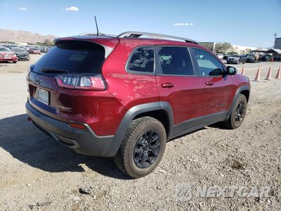 Trzecie zdjęcie samochodu z tyłu: 2021 JEEP CHEROKEE TRAILHAWK VIN:1C4PJMBX3MD203251 - miniatura