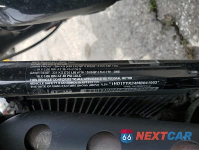Zdjęcie 8 z 9 samochodu: 2021 HARLEY-DAVIDSON FXBBS VIN:1HD1YYK24MB041993 - miniatura