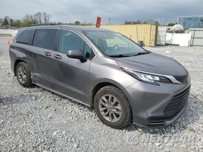 Czwarte zdjęcie samochodu z boku: 2022 TOYOTA SIENNA LE VIN:5TDKRKEC3NS078158 - miniatura