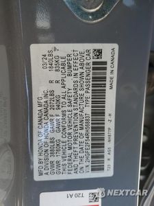 Zdjęcie 12 z 14 samochodu: 2024 HONDA CIVIC SPORT VIN:2HGFE2F54RH568837 - miniatura