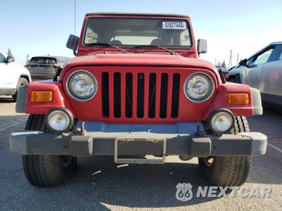 Piąte zdjęcie samochodu w środku: 2000 JEEP WRANGLER / TJ SPORT VIN:1J4FA49S3YP726578 - miniatura