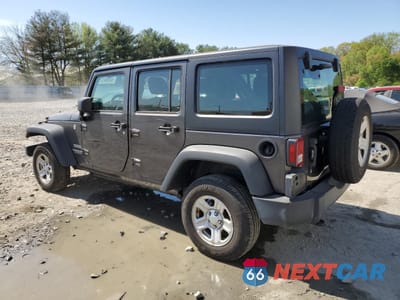 Drugie zdjęcie samochodu z przodu: 2017 JEEP WRANGLER UNLIMITED SPORT VIN:1C4BJWDG6HL722762 - miniatura